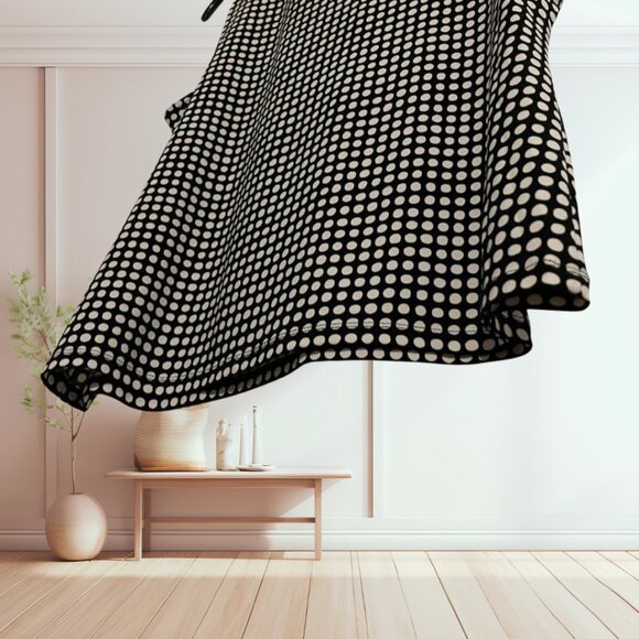 Anne Klein Sleeveless Polka Dot Blouse Women’s Size Large – Stretch Top - Picture 4 of 15